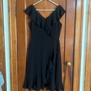 London times black cocktail dress
